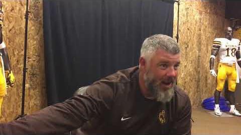 scottie hazelton readies for first game as wyoming a professional letter