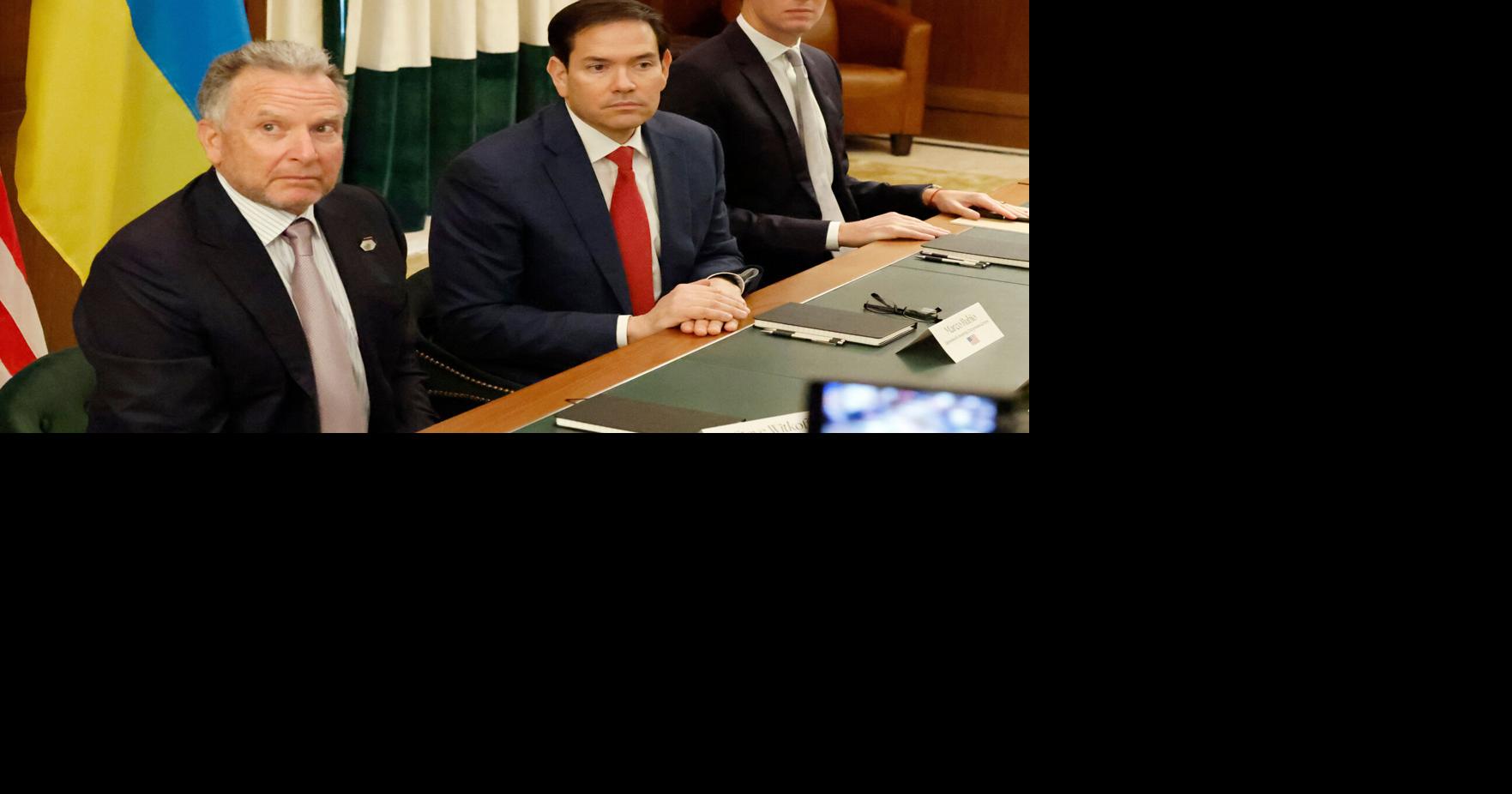 U.S., Ukrainian negotiators meet as Trump seeks to broker an end to Russia's war