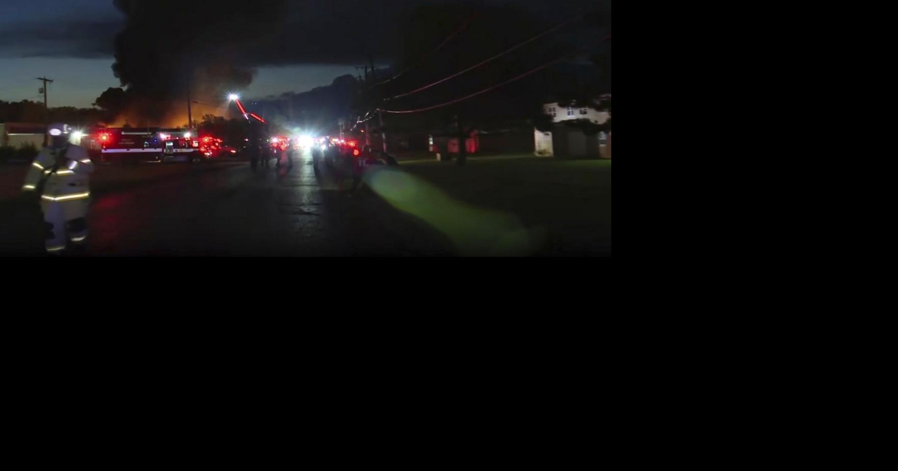 Explosions, fire tear through Ohio industrial building, killing 2 workers