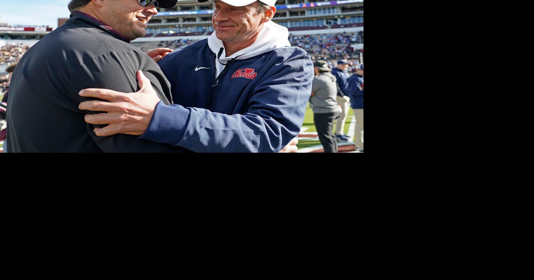 Mississippi coach Lane Kiffin emotional, non-committal about his future, following Egg Bowl triumph