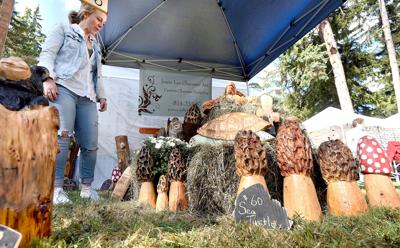 Unique Items Are On Display At Log House Arts Festival With Video