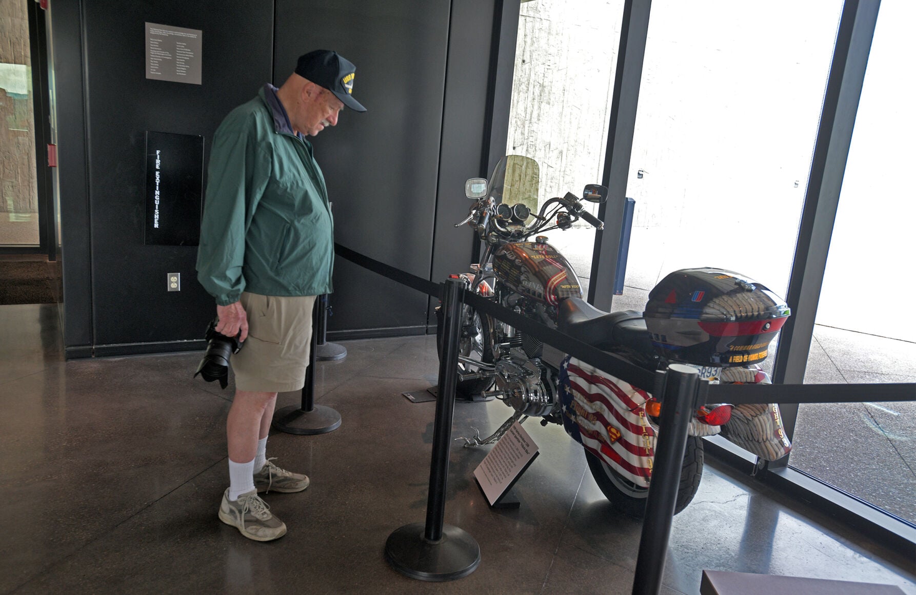 9/11 REMEMBERED | Customized motorcycle 'tells a story' at Flight