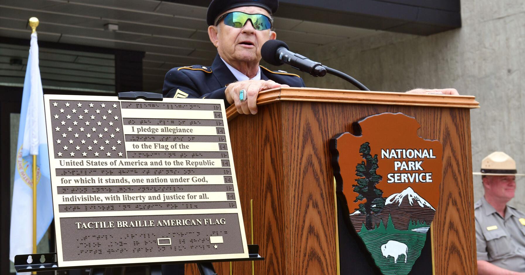 PHOTO GALLERY | Braille flag unveiled at 'everyone's' Flight 93 National Memorial - Vimarsana News