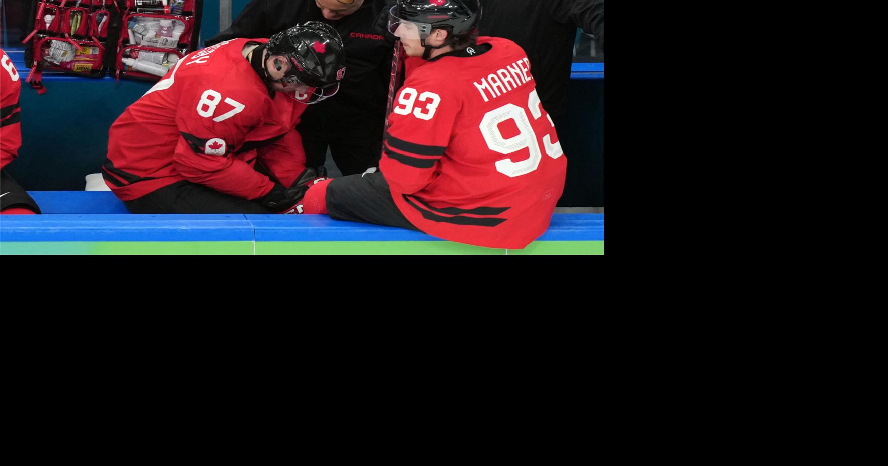 Injured captain Sidney Crosby out for Canada against U.S. in the Olympic gold medal game