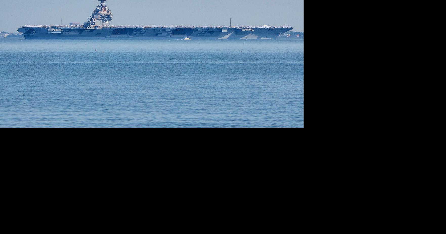 U.S. aircraft carrier arrives in the Caribbean in major buildup near Venezuela