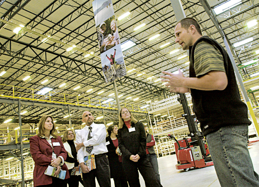 Giant REI distribution center showcased in Bedford County