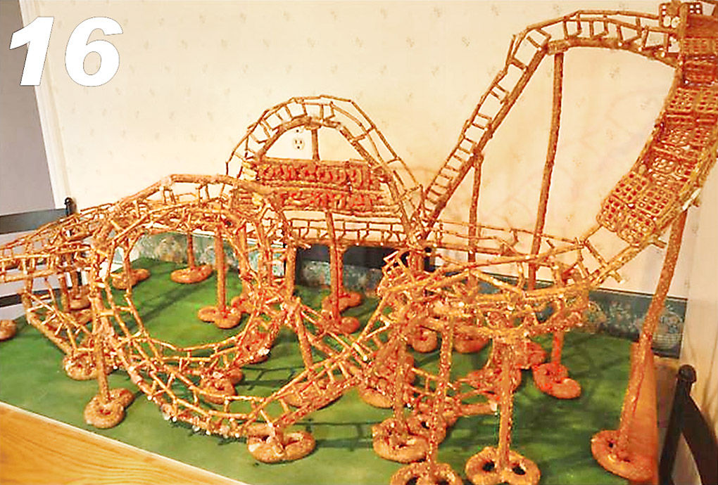 Pretzel contest puts twist on roller coaster creations Local