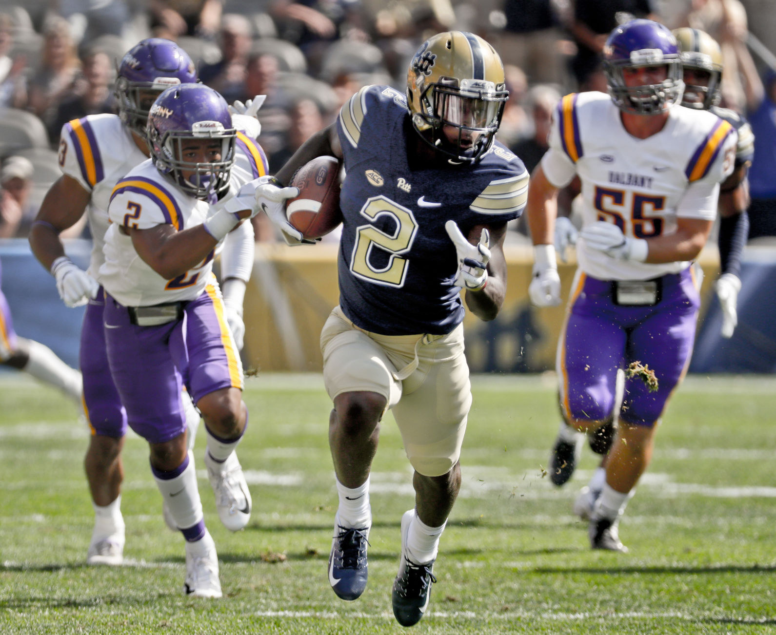 Pitt Football | Panthers Thunder To 33-7 Win Over Albany In Opener ...