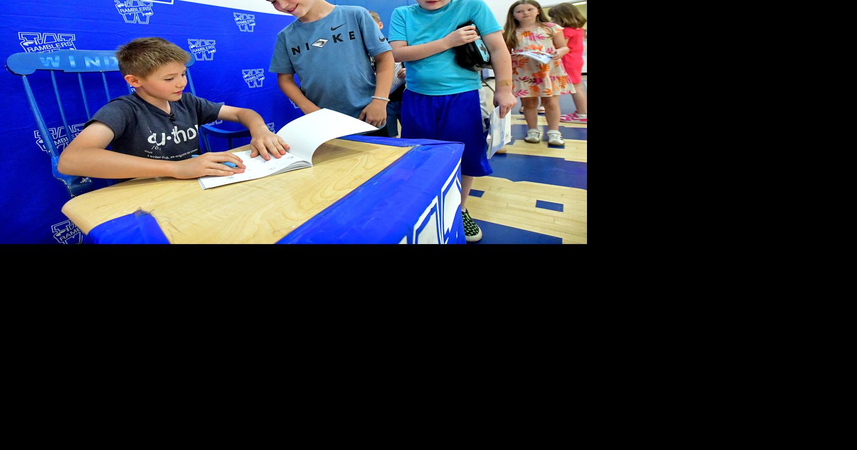 Windber third-grader reads his contest-winning book to classmates