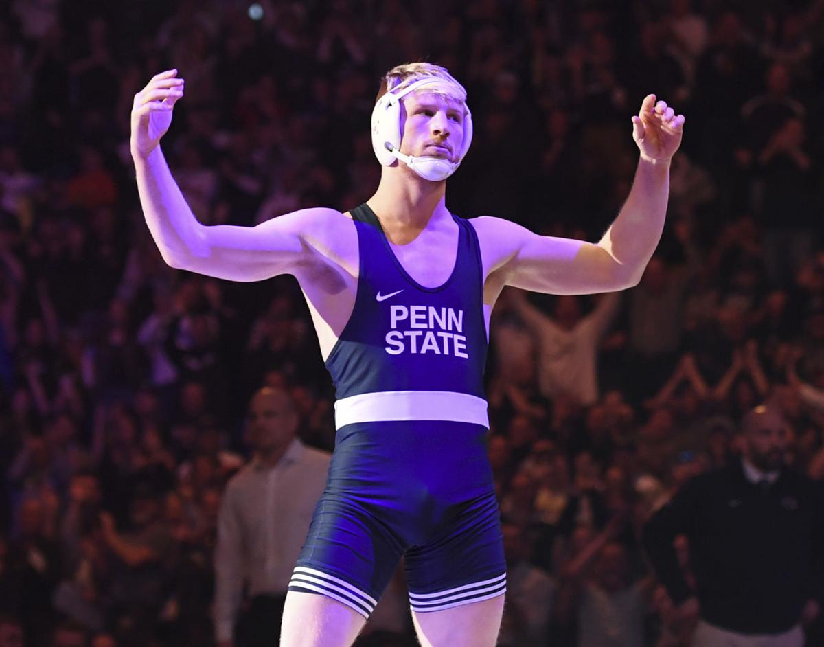 Wrestling Penn State defeats Iowa in front of record crowd Sports