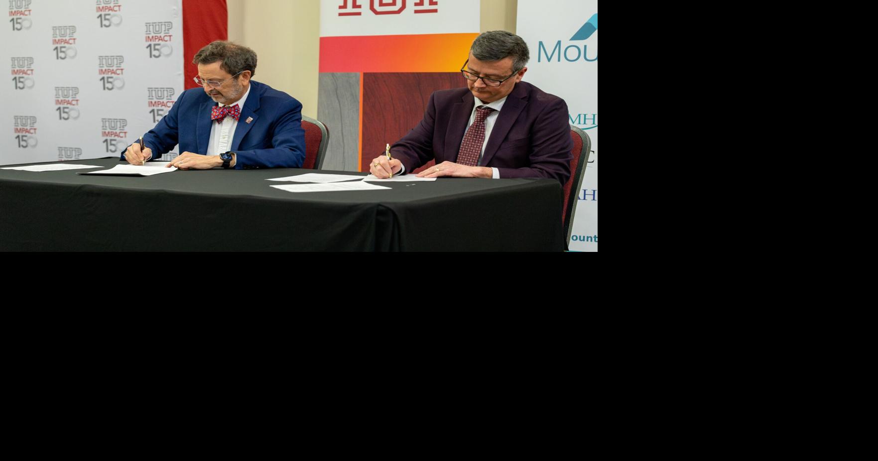 IUP, Mountains Health formalize strategic collaboration