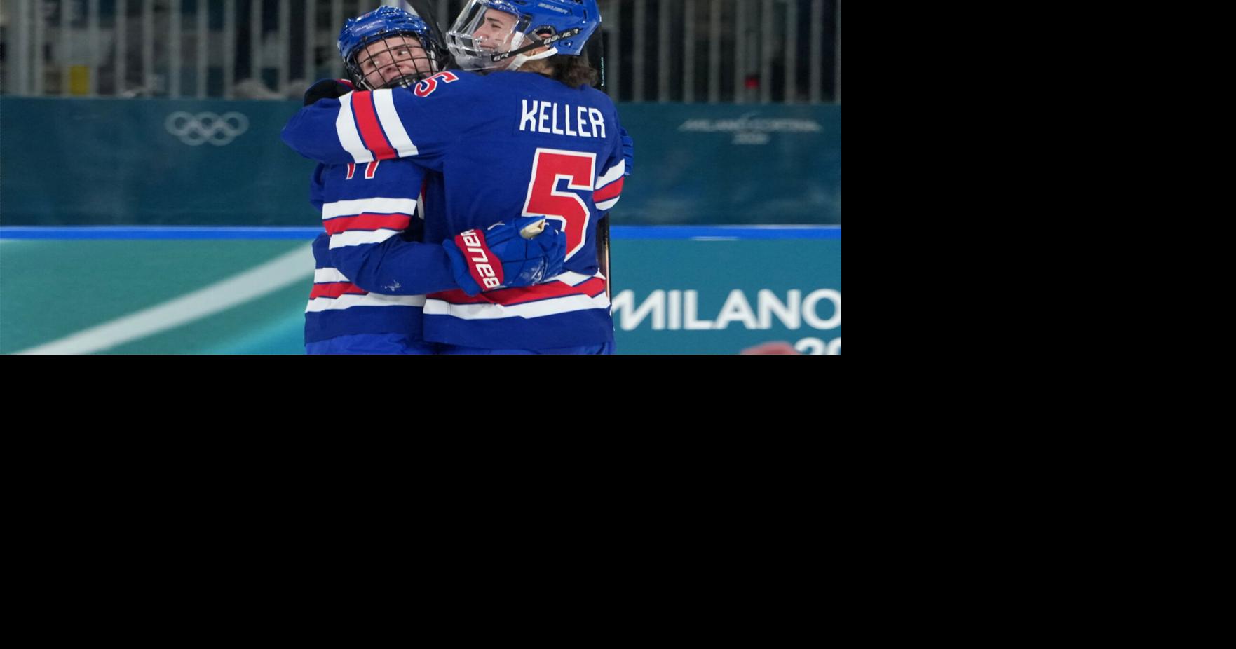 Coyne Schofield scores 2 goals as U.S. routs Italy 6-0 to advance to Olympic women's hockey semifinals