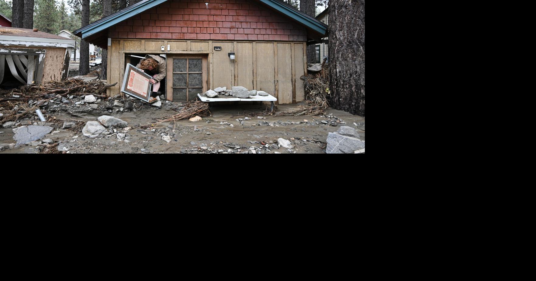Photos show California homes buried in mud, debris during Christmas storms
