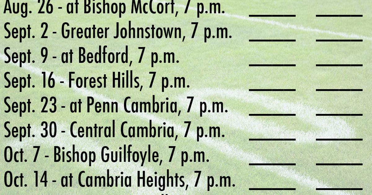 Carroll football schedule