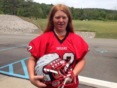 400px x 300px - High school football: Girl, 14, hopes to play on offensive, defensive lines  for Conemaugh Township | Sports | tribdem.com