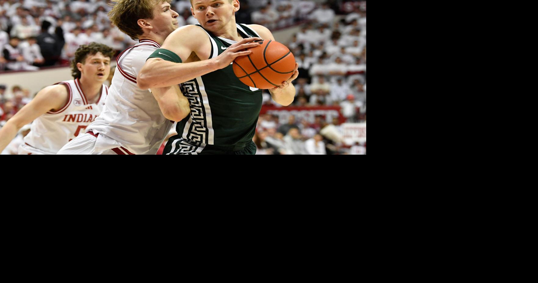 Jaxon Kohler, Jeremy Fears each score 21 points to help No. 13 Michigan State top Indiana 71-64