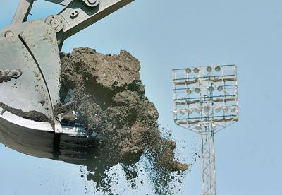 Point 21 -- Point Stadium Sod removal