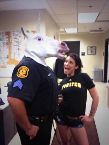 University Of Pittsburgh Porn Star - Masked cop in trouble for pic with porn star | News | tribdem.com