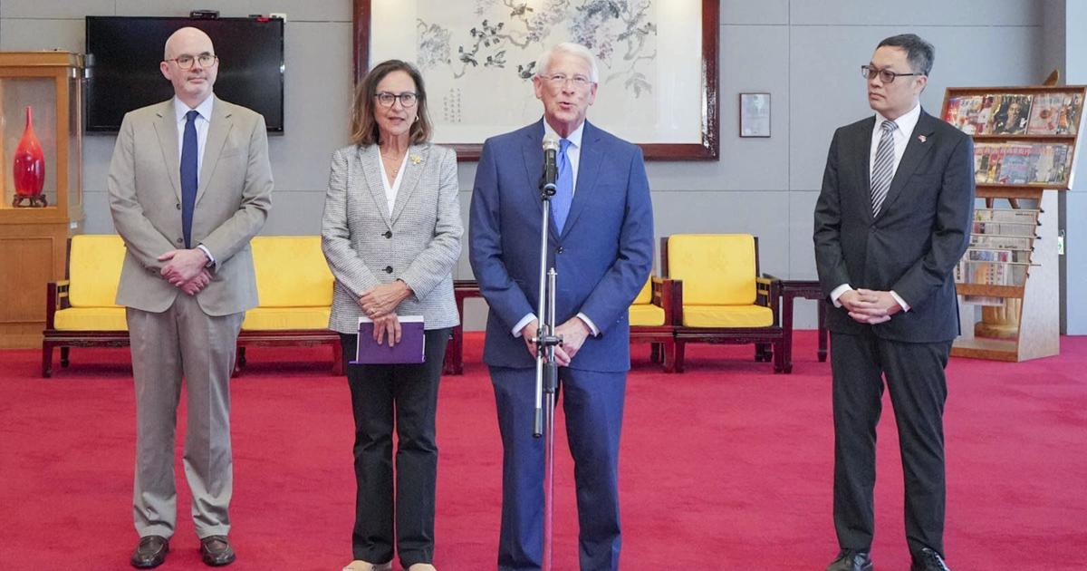 China criticizes U.S. senators' Taiwan visit, calls it a threat to sovereignty