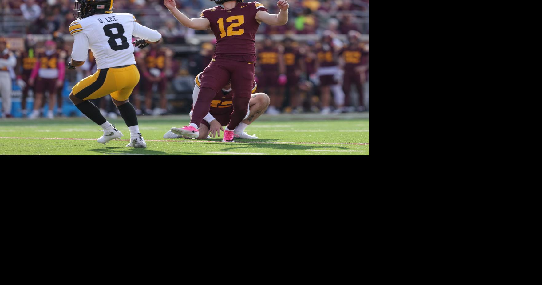 Drzewiecki's field goal as time expires lifts Minnesota past No. 15 Iowa