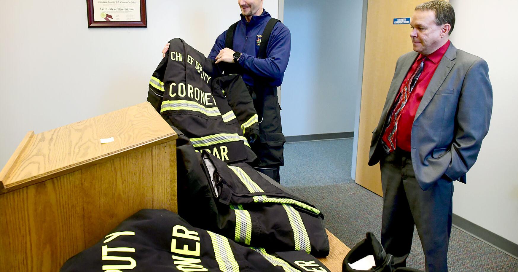 Coroner's office adds safety gear - Vimarsana News