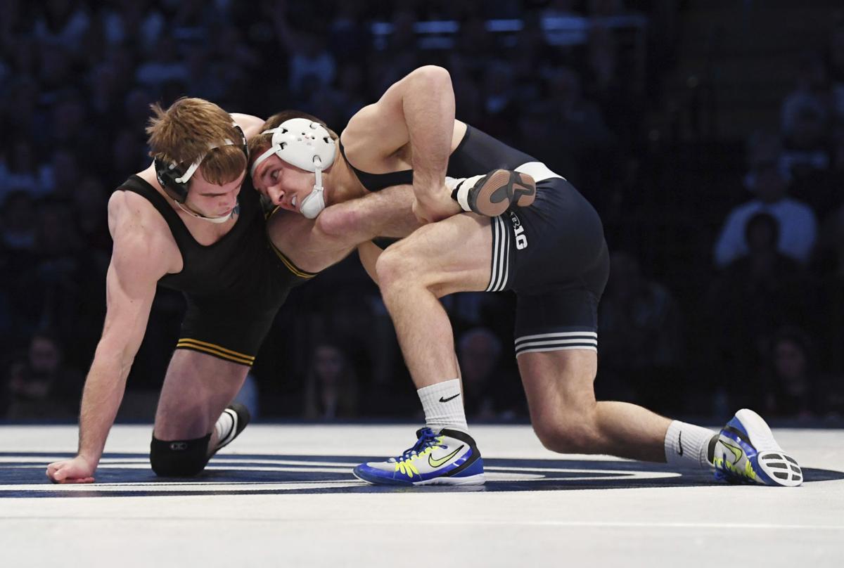 Wrestling Penn State defeats Iowa in front of record crowd Sports