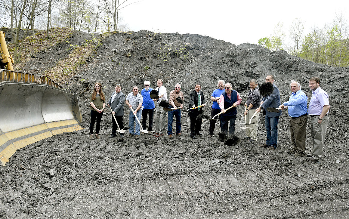 Work to eliminate coal refuse pile build trail News tribdem