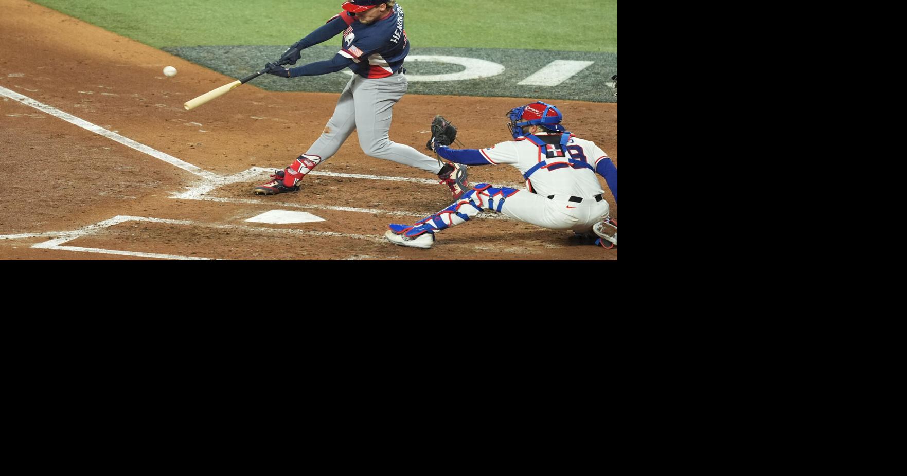 Henderson starts at third for U.S. over Bregman, then homers in WBC