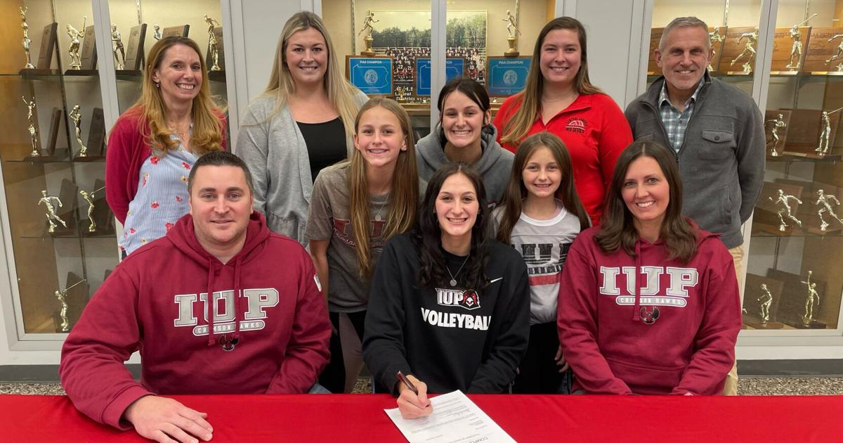 Central Cambria's Kim signs to play volleyball at Indiana (Pa ...