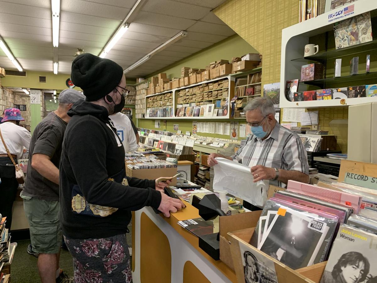 Record Store Day Draws Music Fans To George S Song Shop Local News Tribdem Com