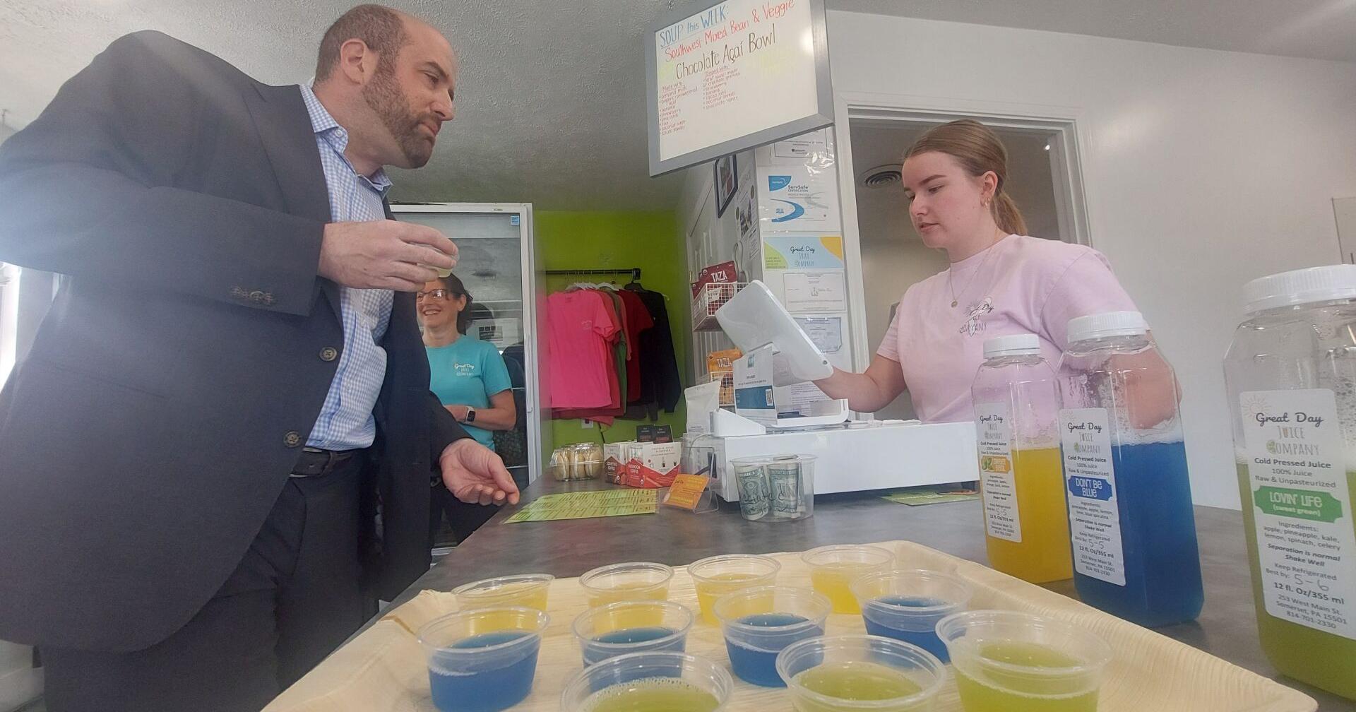 State DCED chief tours Somerset, sees 'impact of Main Street investment' - Vimarsana News