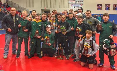 Forest Hills Claims Mountain Conference Junior High Wrestling