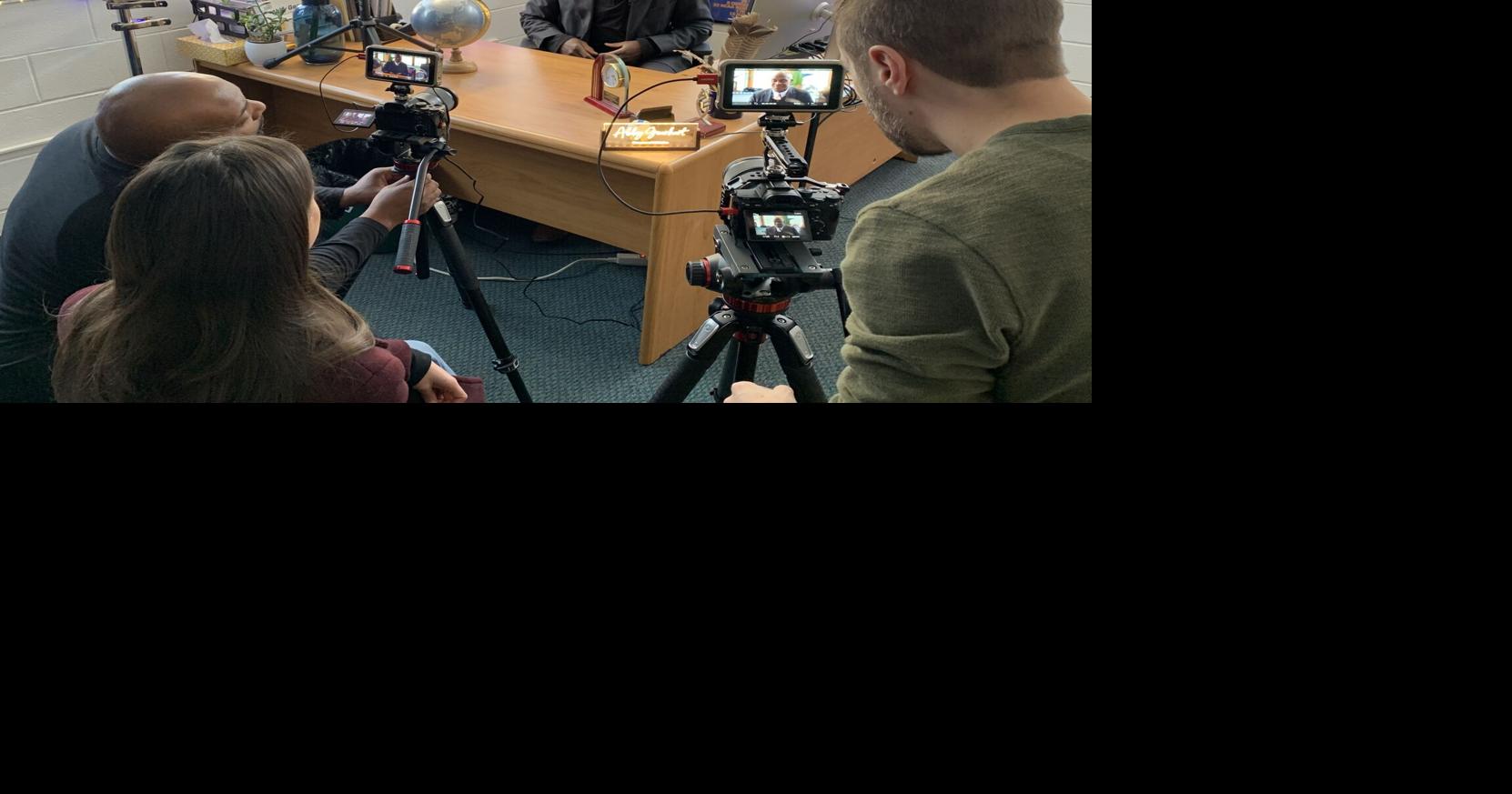 Film crew visits Pitt-Johnstown campus, looking to tell wrestling coach's story