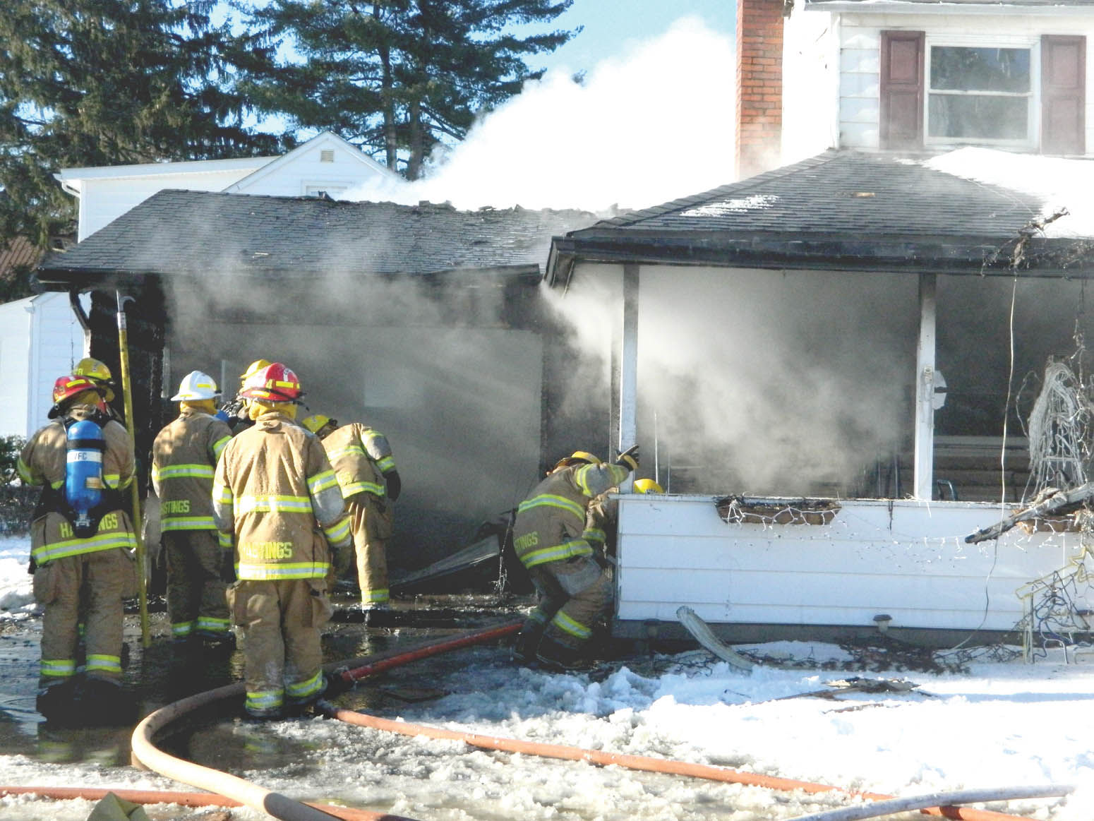 Couple, daughter escape Hastings house fire Local News