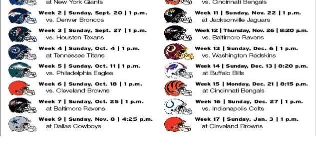 Steelers 2025 2020 schedule