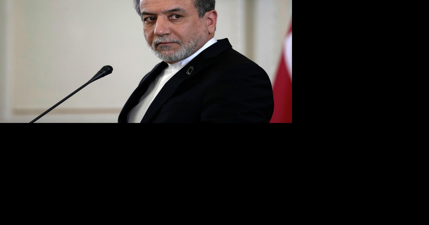 Iran's top diplomat strikes a hard line on U.S. talks, saying Tehran's power comes from saying 'no'