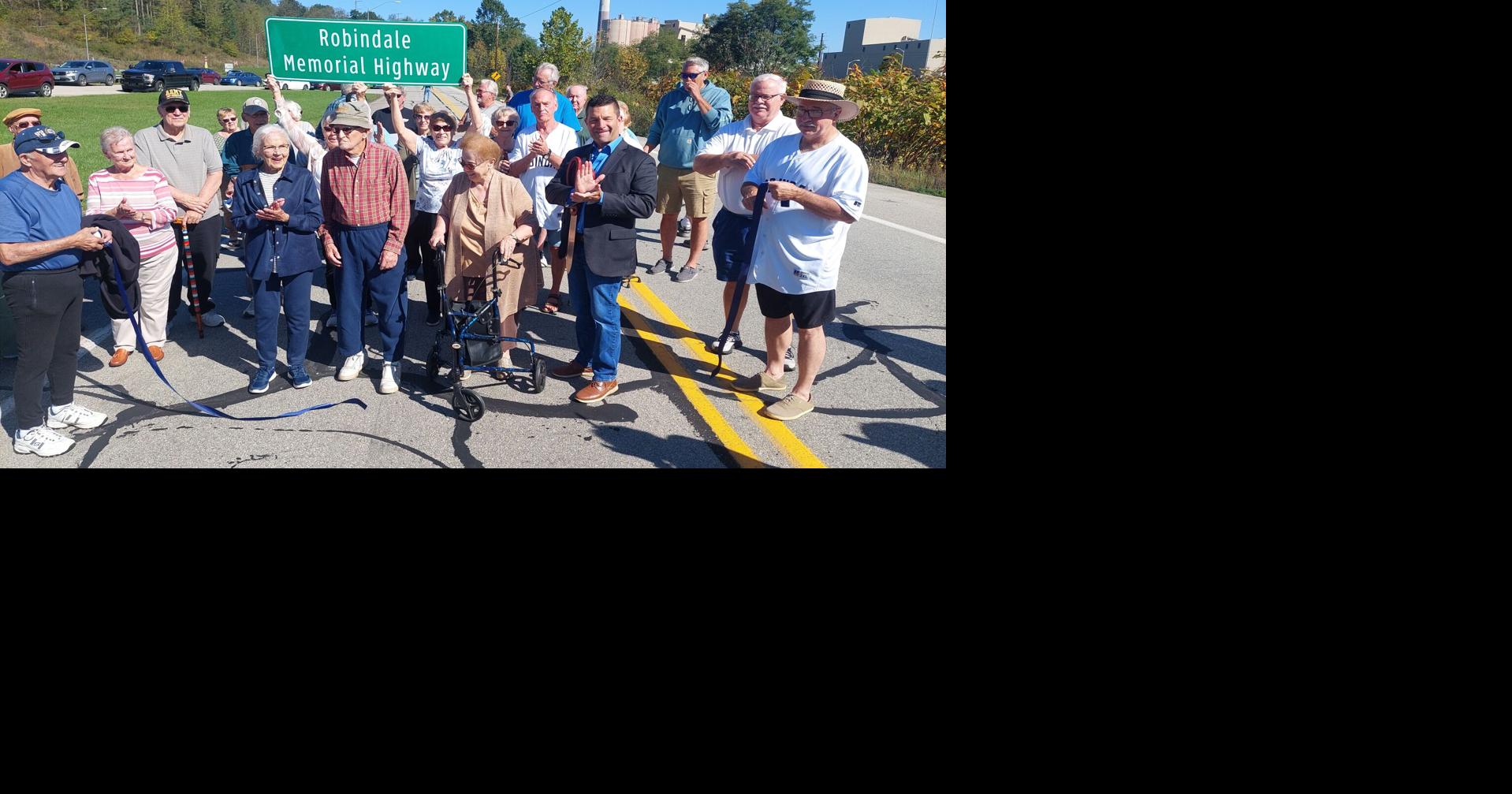 'Where we used to live': Road dedicated in Robindale's memory | Cambria ...
