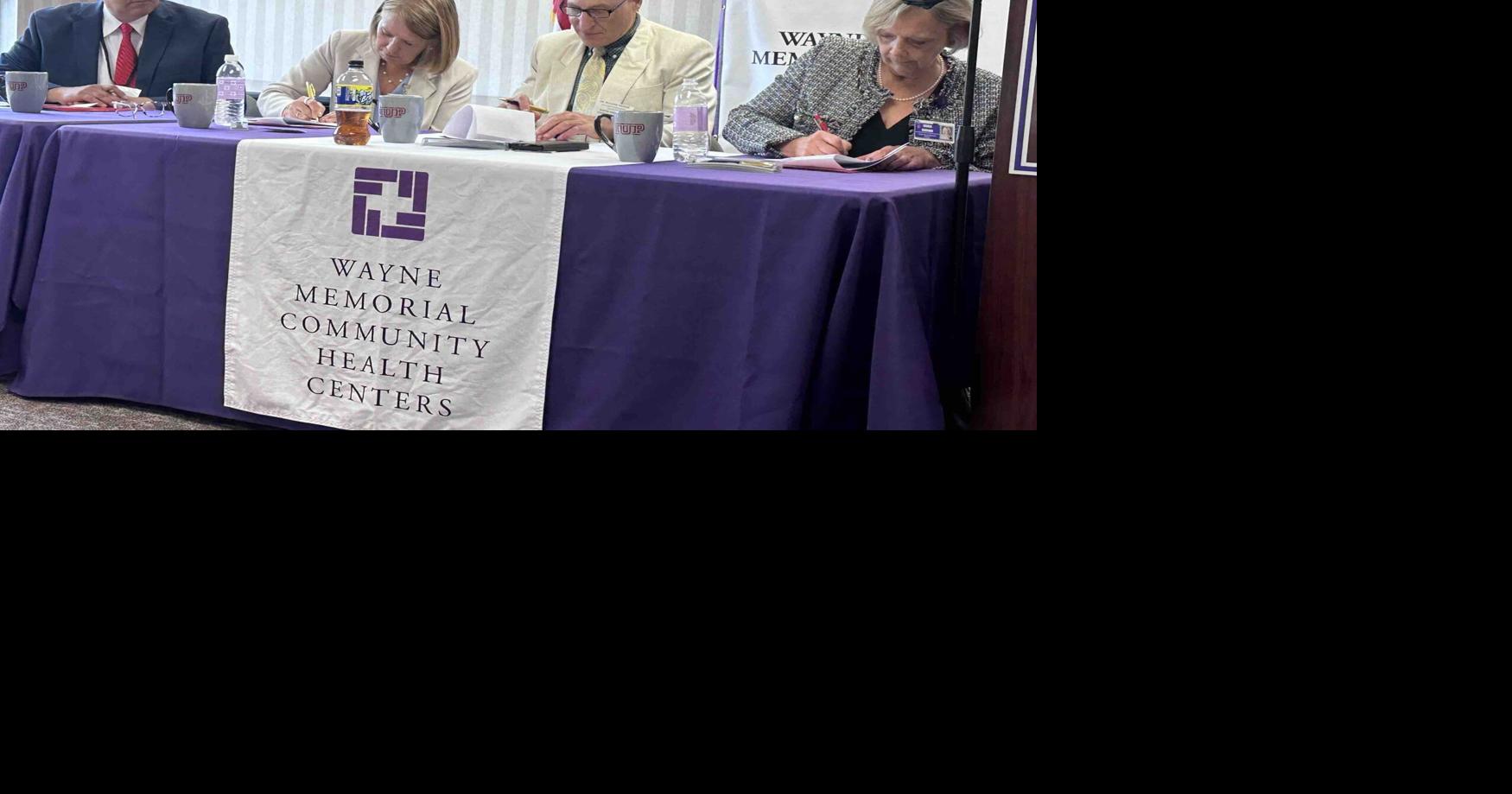 IUP, Wayne health centers sign agreement