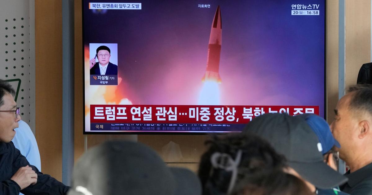 North Korea launched a ballistic missile and another projectile toward the sea Sunday; South Korea's military said the missile flew about 450 kilometers, two days after Kim Yo Jong threatened to bolster nuclear deterrence