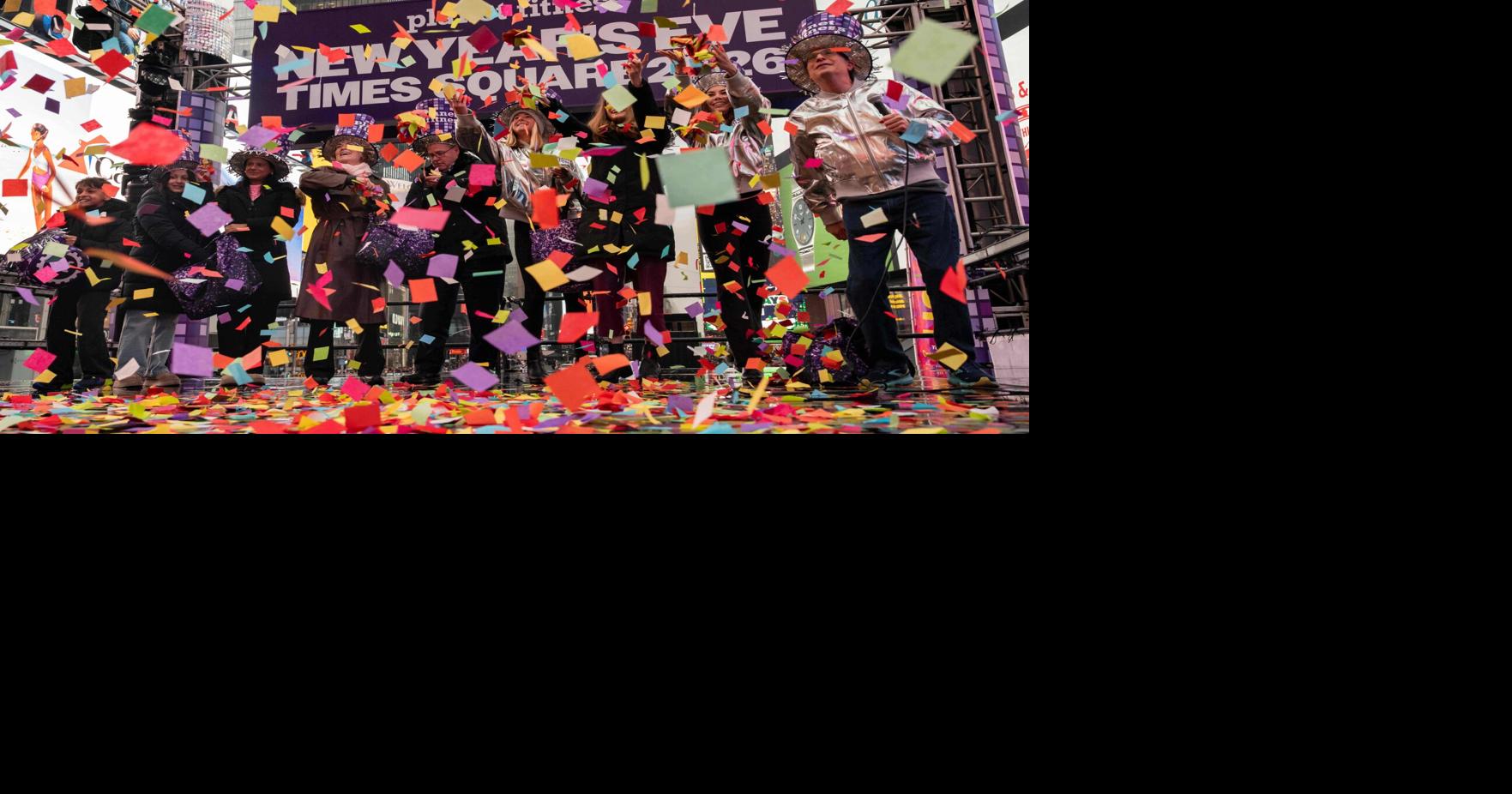 Nasty weather on tap for New Year fetes at Rose Parade in California, revelers in New York City