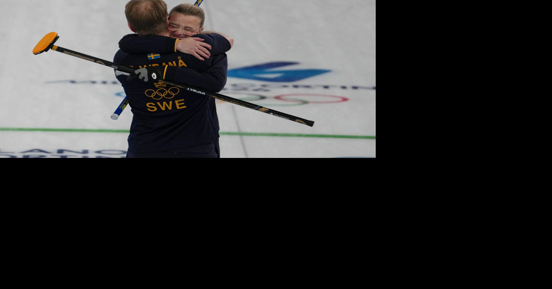 Swedish siblings Isabella and Rasmus Wranå win gold in mixed doubles curling, beating U.S. pair