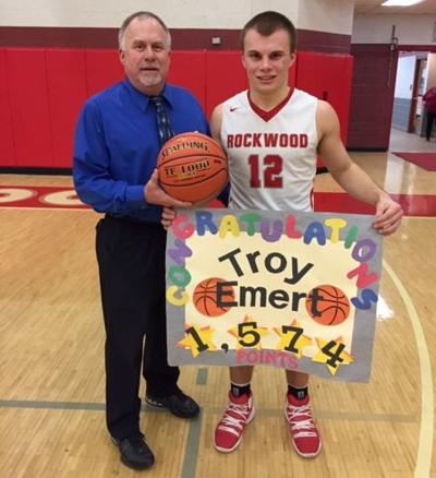 Scholastic Basketball Roundup Emert Breaks School Record As Rockwood Routs Ferndale Sports Tribdem Com