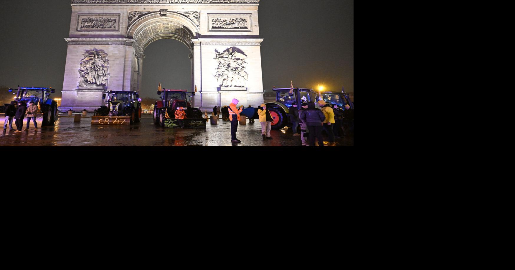 Paris police shoot, injure knife-wielding man who tried to attack officers at Arc de Triomphe