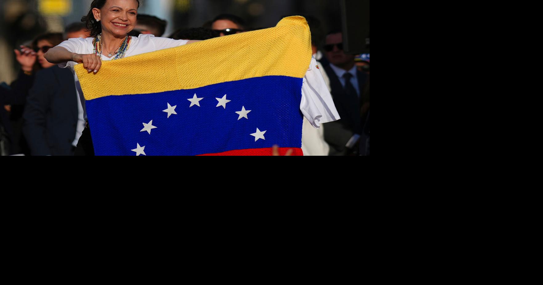 Venezuela’s Maria Corina Machado draws a huge Madrid crowd and rebuffs meeting with Spain's PM