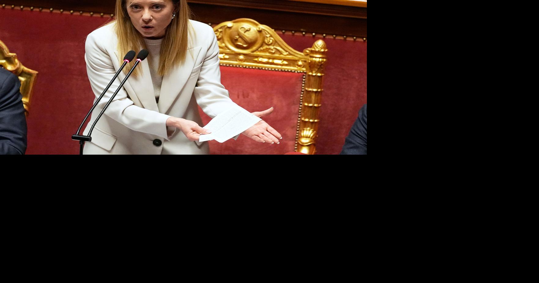 Meloni hails arrest of top crime family suspect after raid at an Italian resort