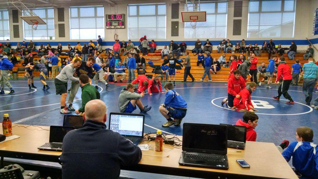 Live video coverage of Day 2 of Thomas wrestling tournament in Bedford