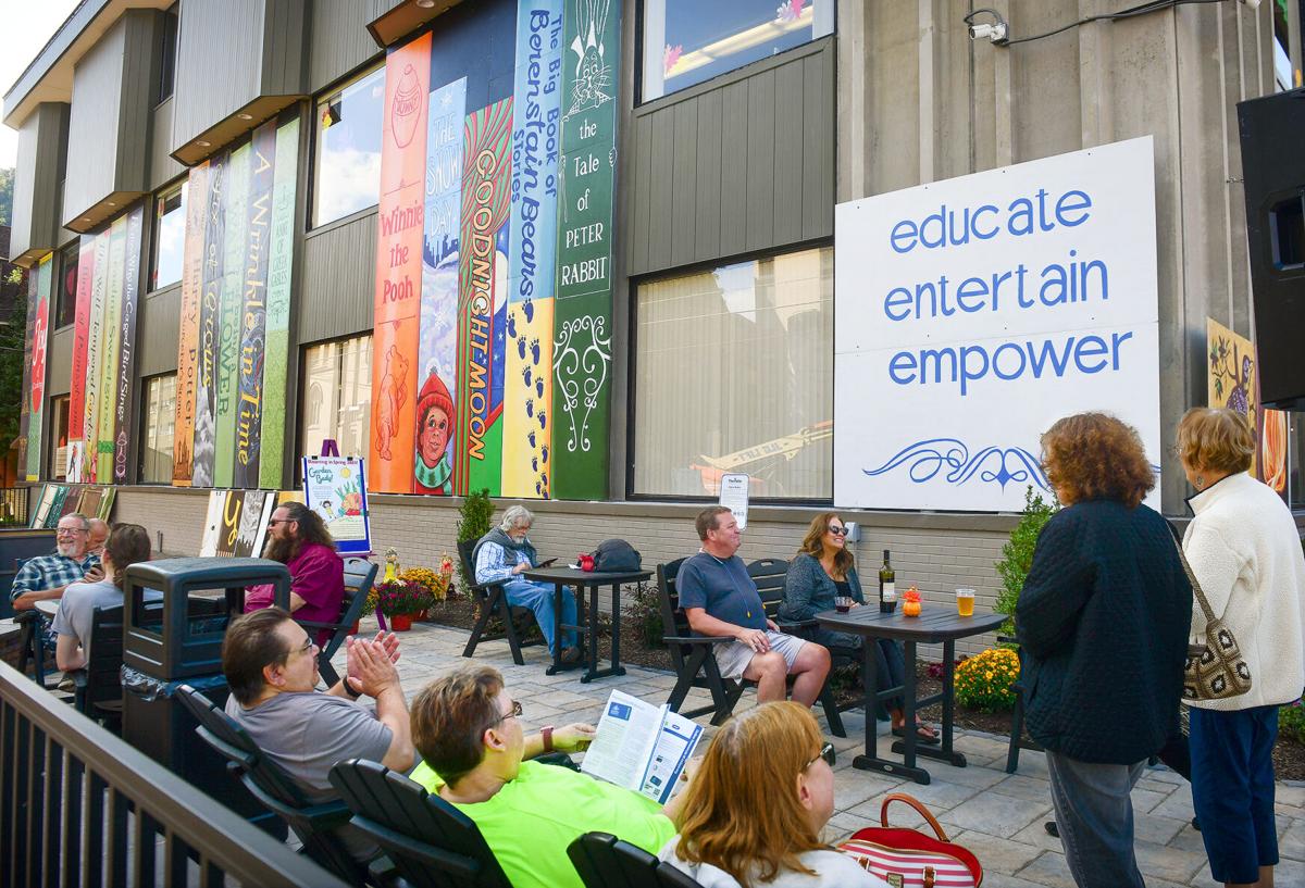 PHOTO GALLERY | Cambria County Library unveils patio, mural | Local News |  tribdem.com