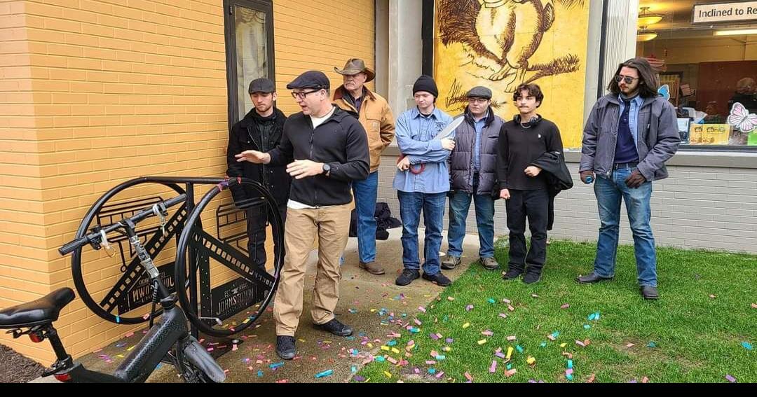Studentmade bike rack project debuts in downtown Johnstown News