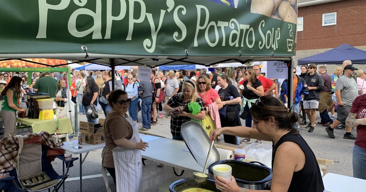 'Huge crowd,' weather bolster vendor sales at 32nd PotatoFest in
