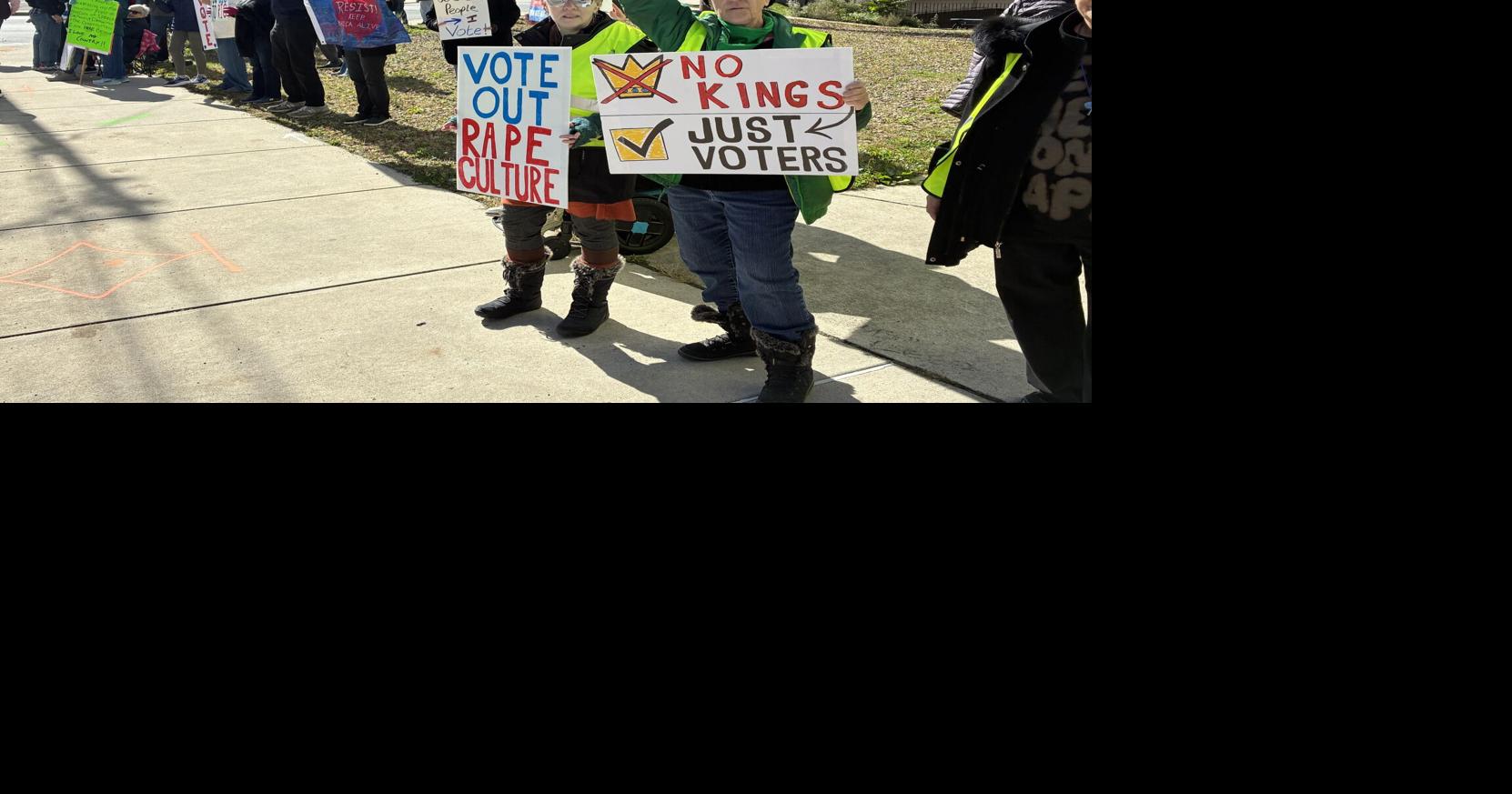 'Vote Early' theme of No Kings rally in Johnstown